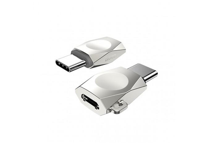 Переходник Micro USB - USB C (Type-C) Hoco UA8